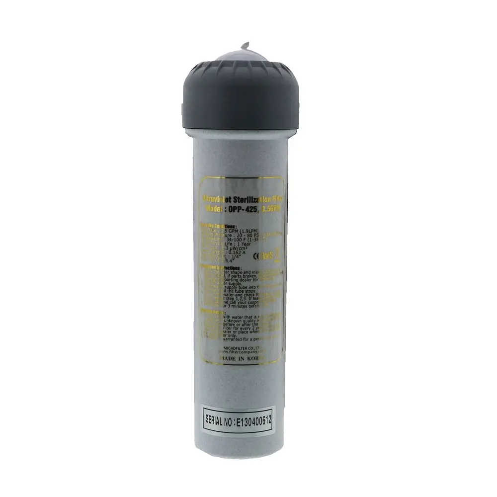 Microfilter Residential Uv 1/2Gpm 4 Watts - No Ballast 1