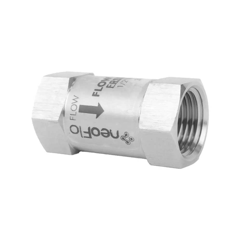 Neo-Pure Stainless Steel Flow Control 1.5 Gpm 316L Ss 1/2" Fpt X Fpt 2