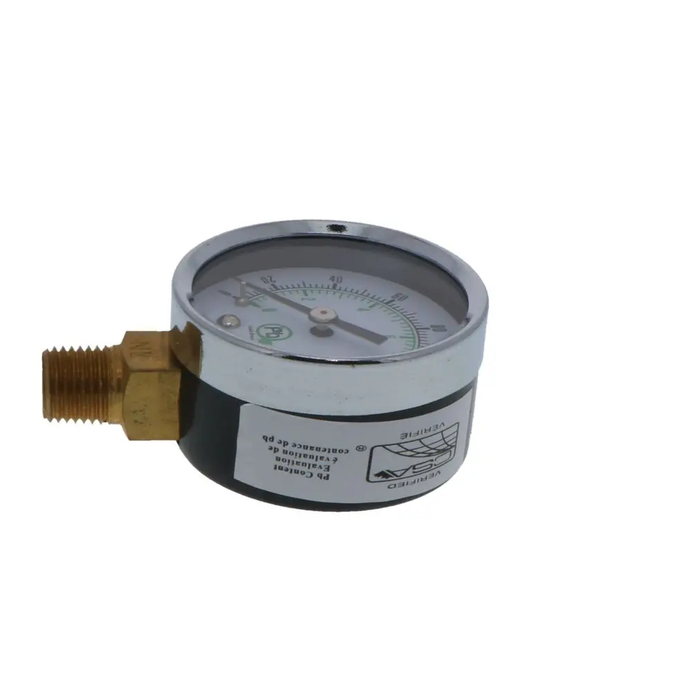 Water Pressure Gauge, Lower Mount, Lead-Free 0-160 Psi 2