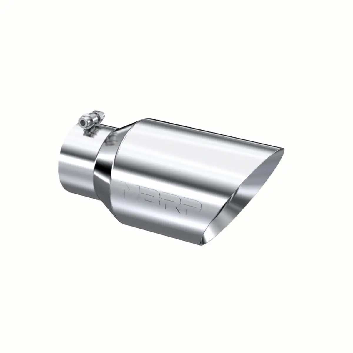 Mbrp 4"X6"X12" Dual Wall, Angle Cut, T304 Stainless Tip 1