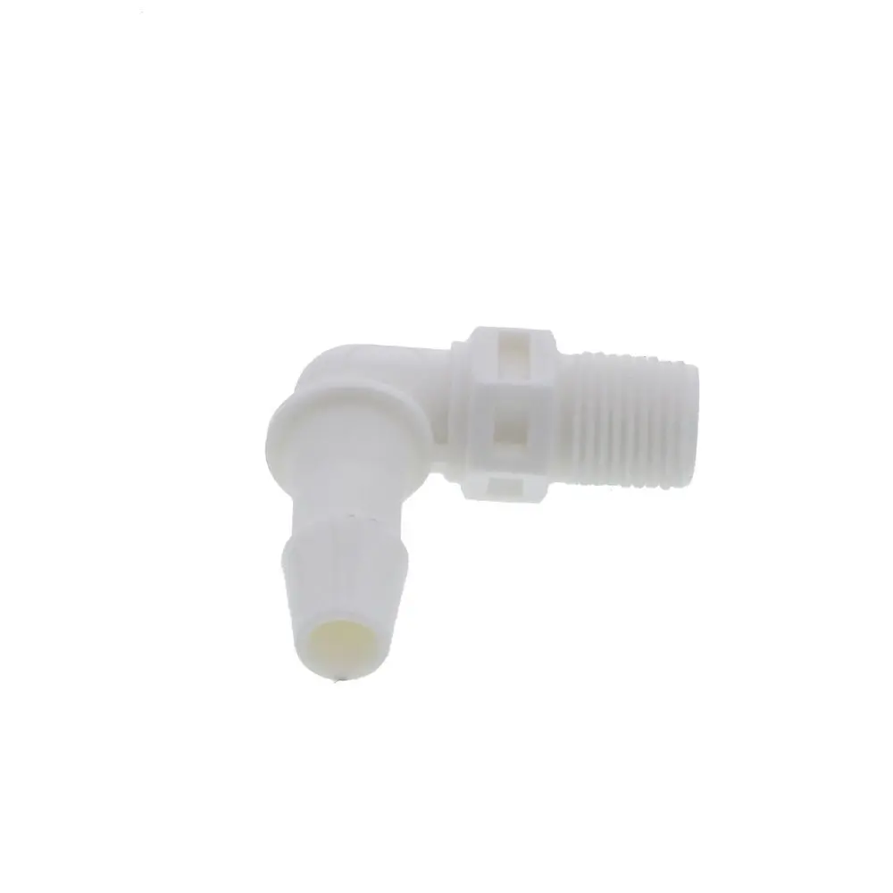 Fitquik Nylon Thread To Tube Elbow Fitting - 1/8 Npt To 1/4 Hose Barb 1