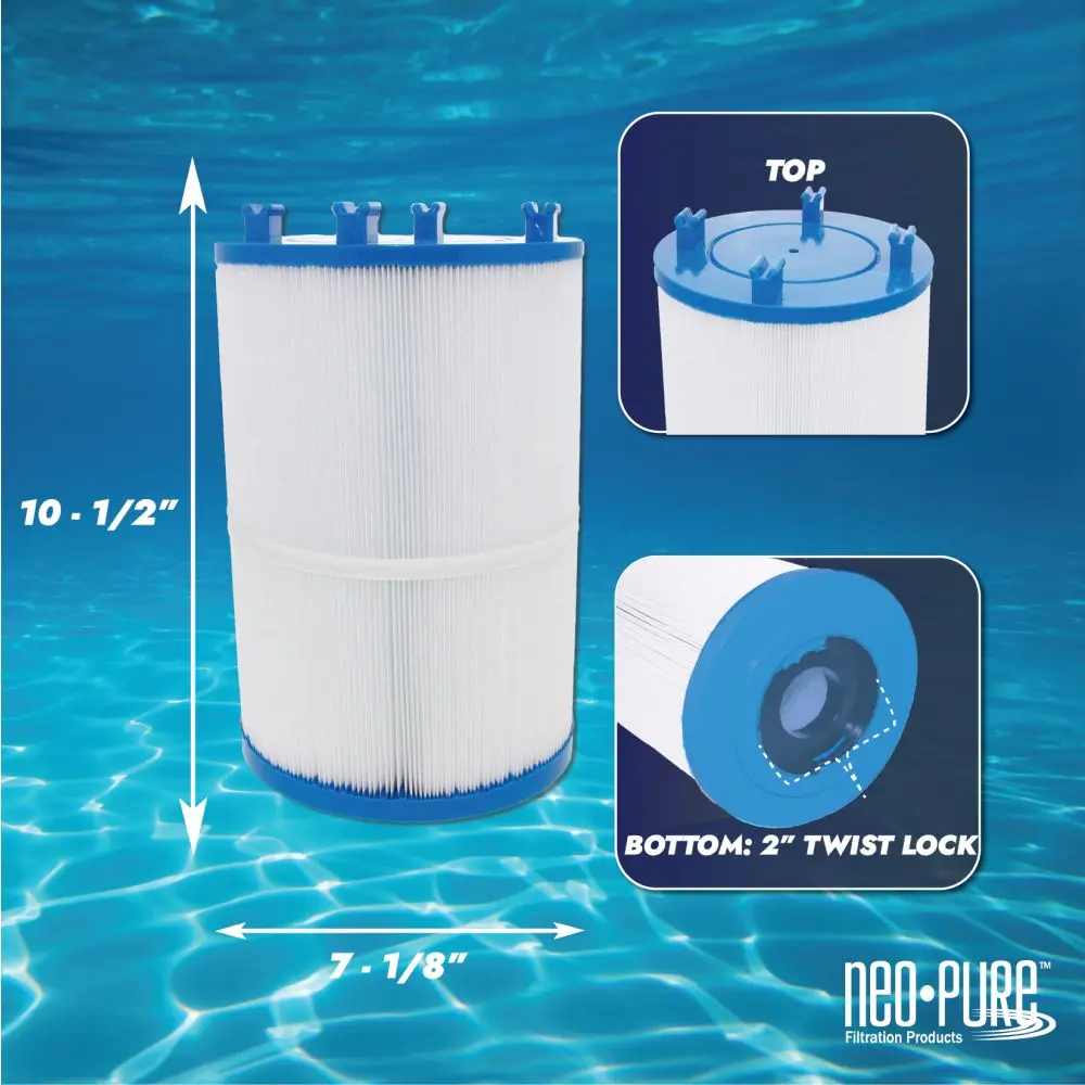 Neo-Pure Ps-7B75-Cd Pool And Spa Filter 7-1/8" X 10-1/2" 2