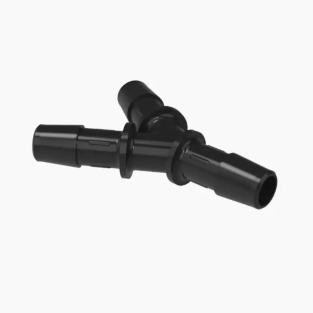 Nylon Y Barb- 3/8 Id X 3/8 Id X 3/8 Id- Black 1
