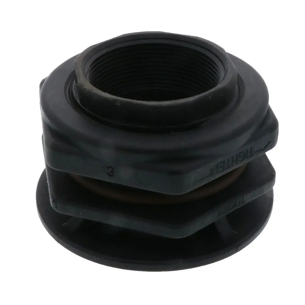 2.00" Anti Vortex Polypropylene Bulkhead Tank Fitting 2