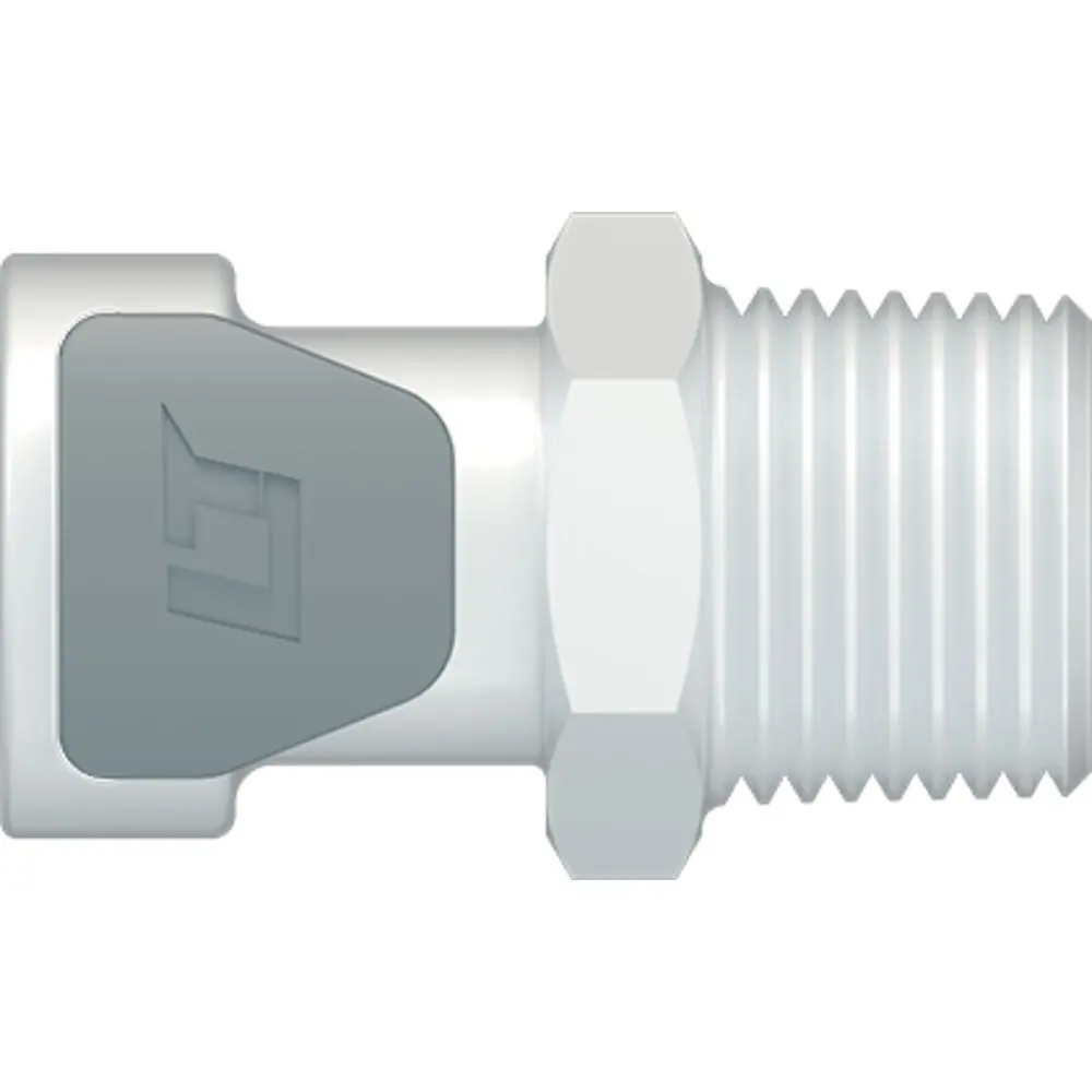 Linktech 50Ac Series Male Thread Female, Non-Valved, 3/8" Mnpt, Natural Acetal 1