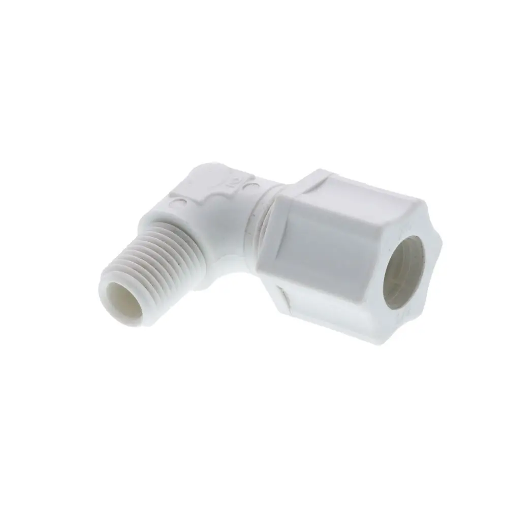 Jaco 40-8-4-P-Pg Polypropylene Male Elbow 1/2 Od Tube X 1/4 Mpt 1