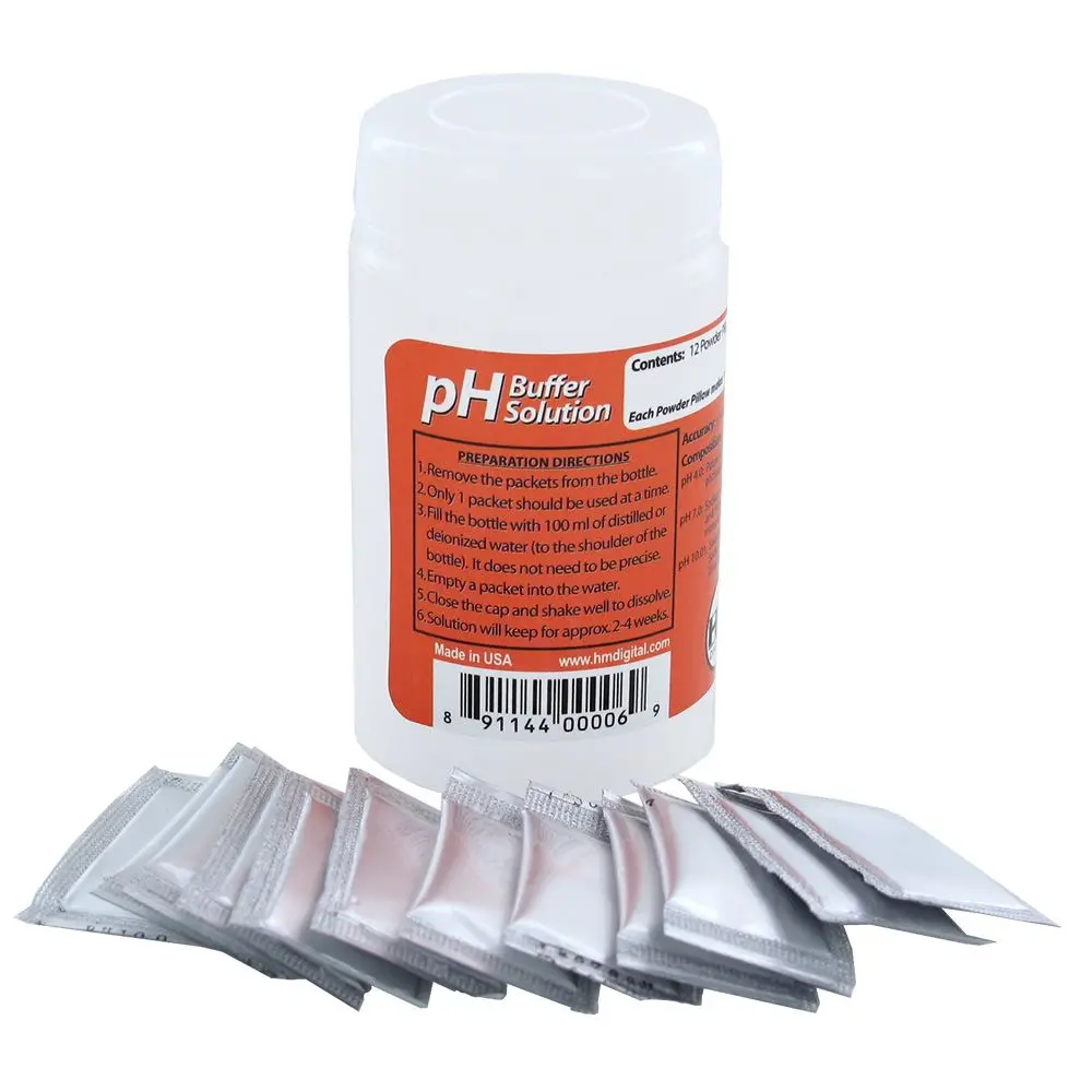 Hm Digital Ph Buffer Solution Variety Pack 1