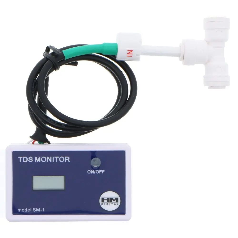 Hm Digital Sm-1 Inline Single Tds Monitor 1/4" Push-In 1
