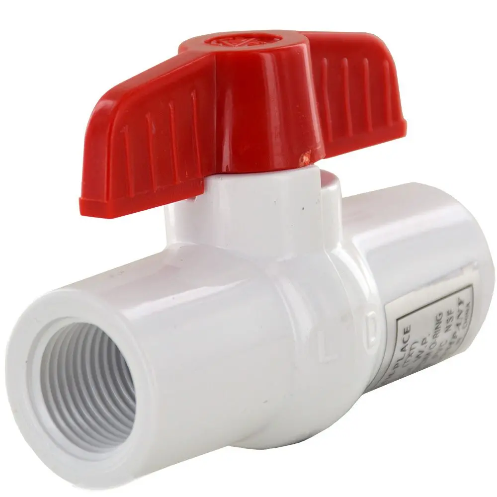 Schedule Pvc Molded-In-Place Ball Valve 1" Fpt Epdm 1