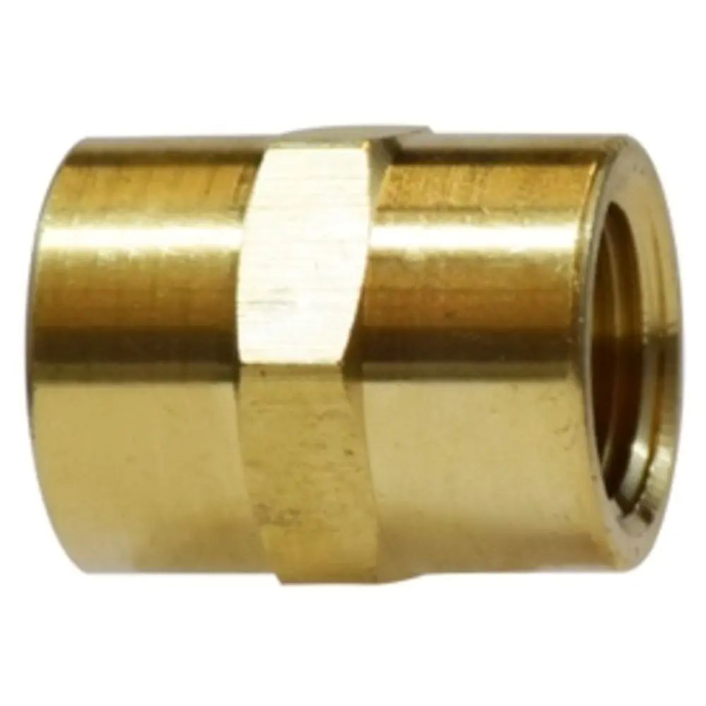 Brass 3/8" Fip Brass Coupling 1