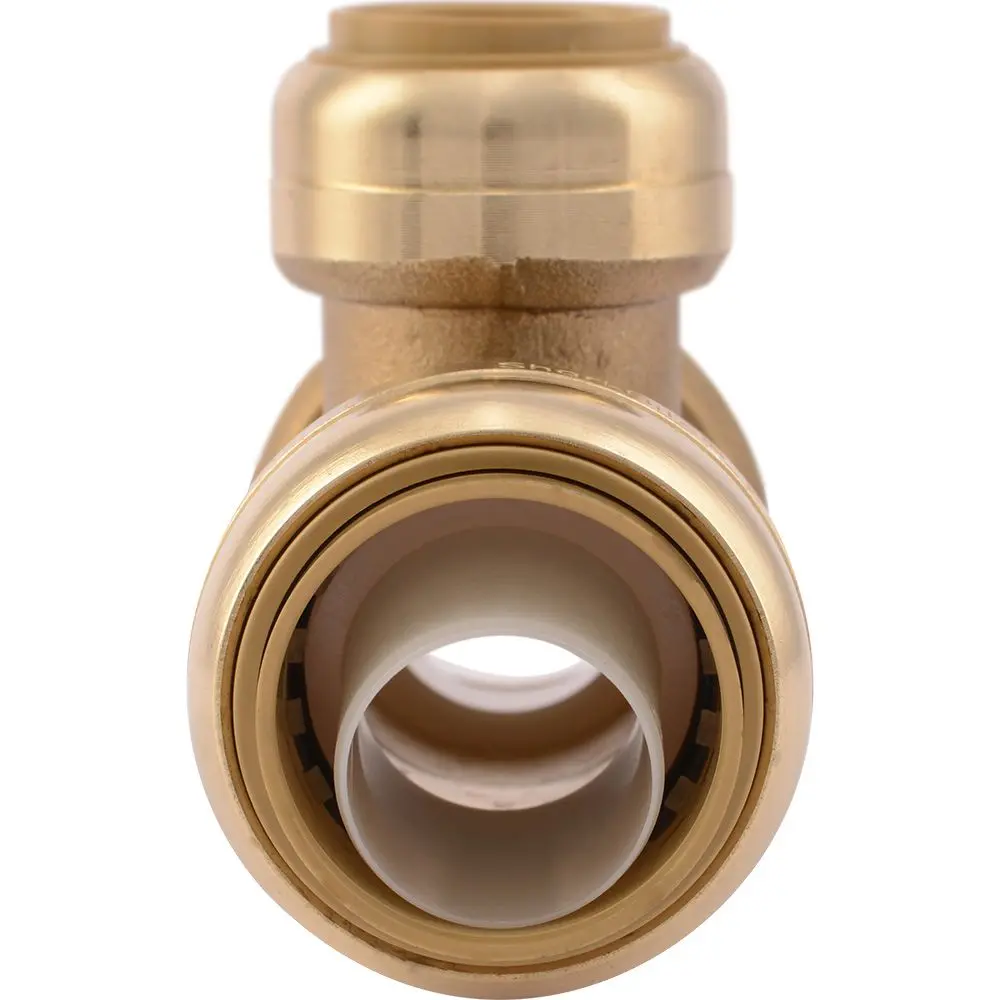 Sharkbite® U416lf Lead-Free Brass Push-To-Connect Reducing Tee - 1" X 1" X 3/4" 2