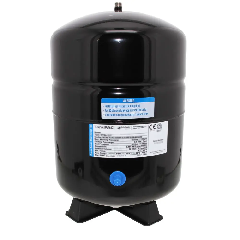 Pae Ro-132 Reverse Osmosis Storage Tank Black Coated Steel 4.5 Gal 1