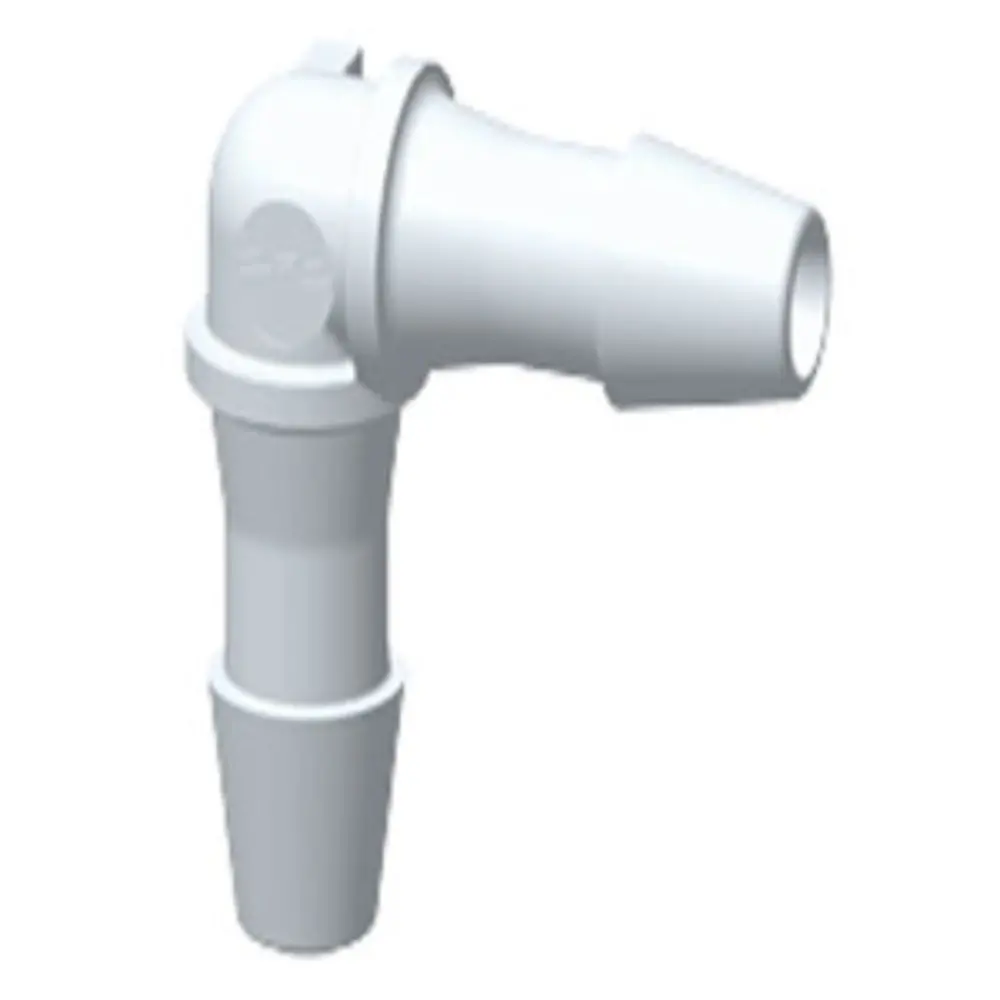 He530 Elbow Fitting White Nylon 5/32 Hb X 5/32 Hb 1