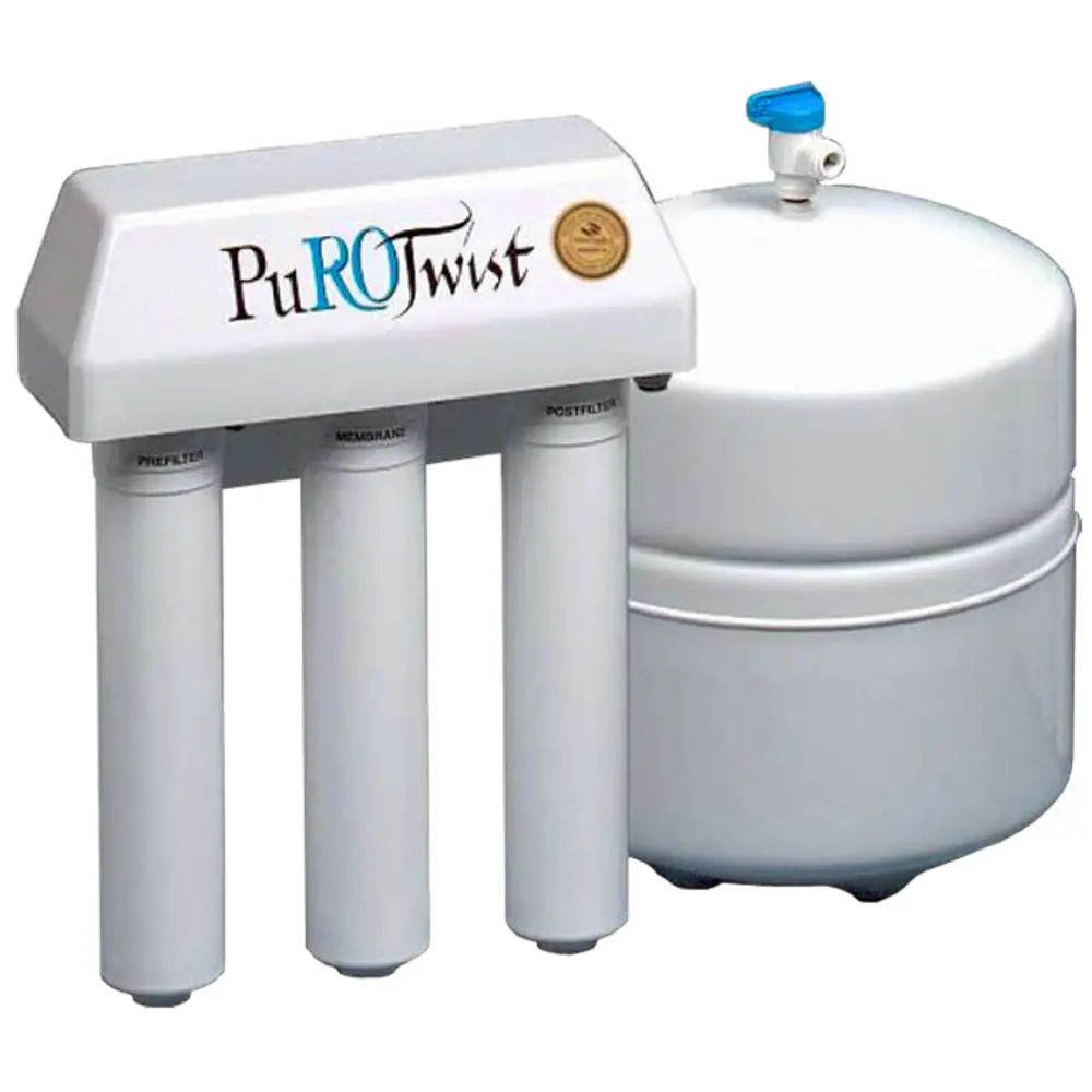 Purotwist 3000 Reverse Osmosis System Gold Series W/ Ag Faucet 1