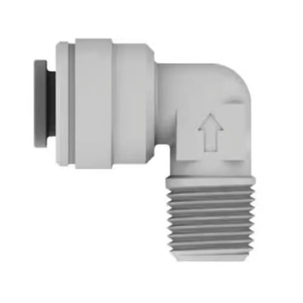 John Guest Check Valve Male Elbow - 1/8" Mnpt 0.3 Psi Crack Pressure 1