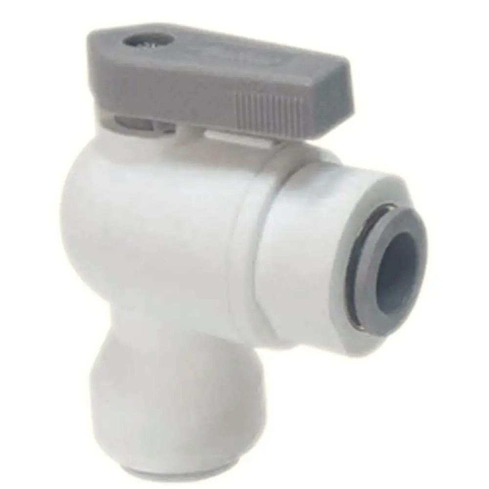 Parker Liquifit Elbow Union Ball Valve - 3/8 Qc X 3/8 Qc 1