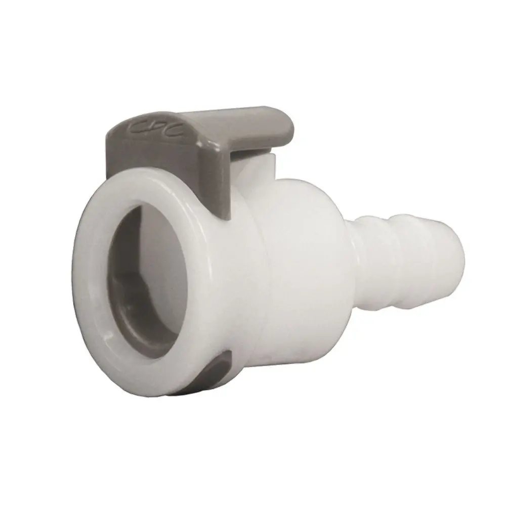 Apc17004 Non-Valved In-Line Hose Barb Coupling Body 1/4 Id Barb 1