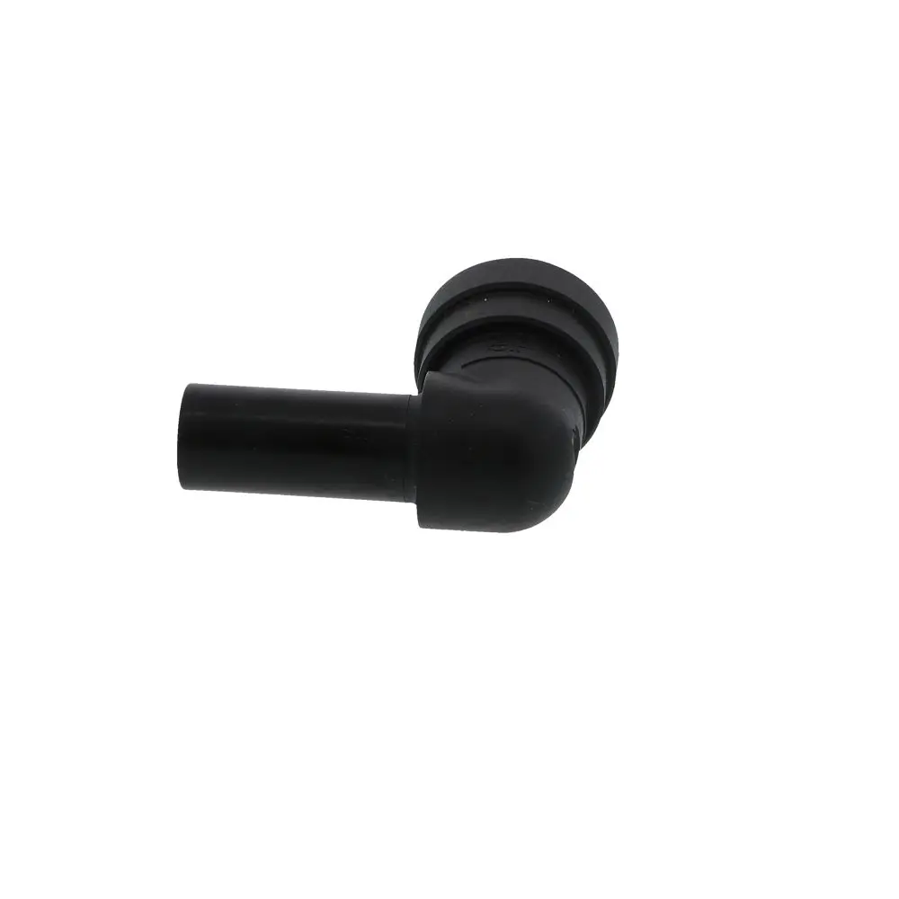 John Guest Stem Elbow Connector Black Polypropylene - 1/2 Stem X 1/2 1