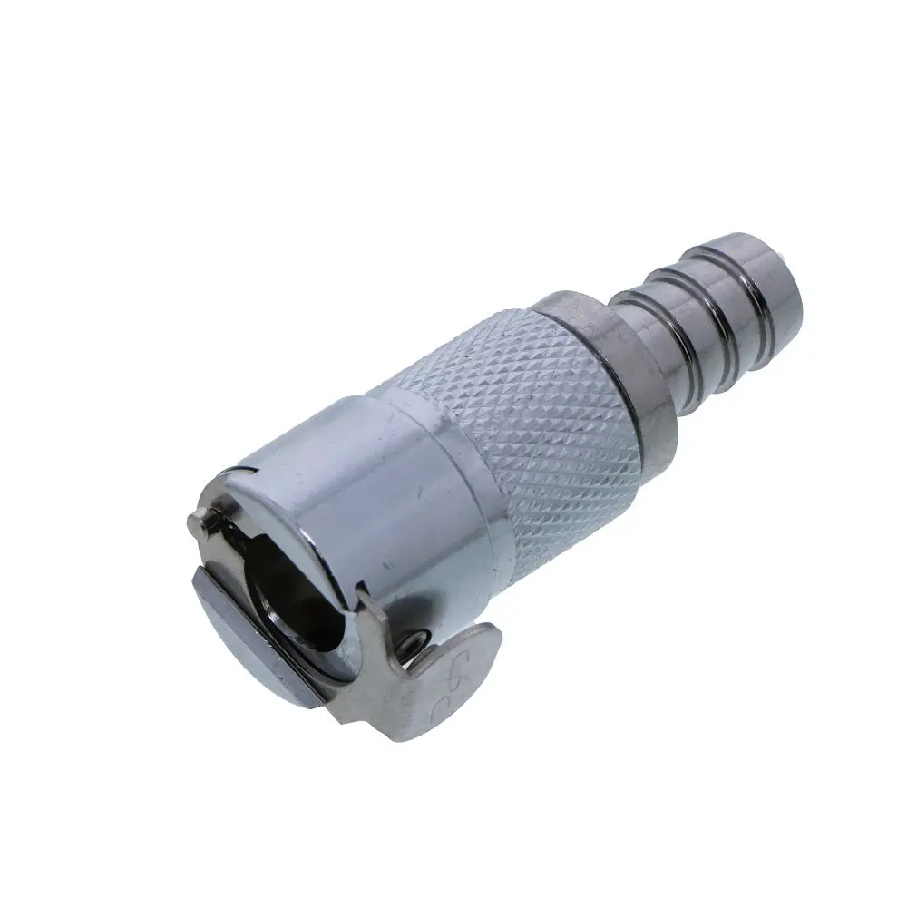 Lcd17006v Valved In-Line Hose Barb Coupling Body 3/8 Id Barb Fkm (Viton) O-Ring 2