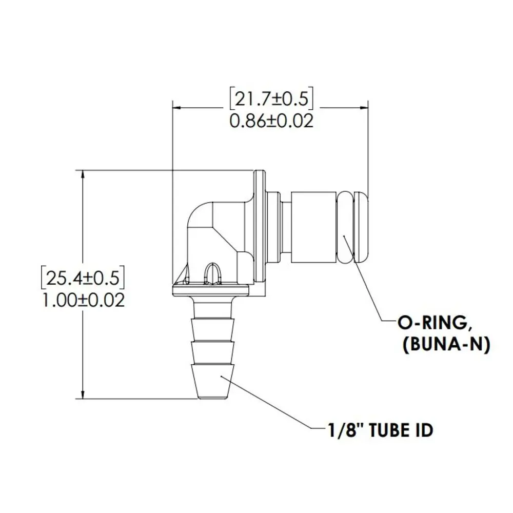 Linktech 20Ac Elbow Plug, Nv, 1/8" Hb 3