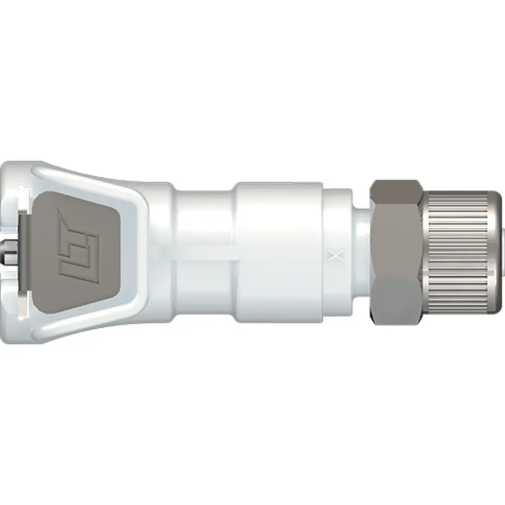 Linktech 20Ac Series Straight Female, Non-Valved, 1/4" Ptf, Natural Acetal 1