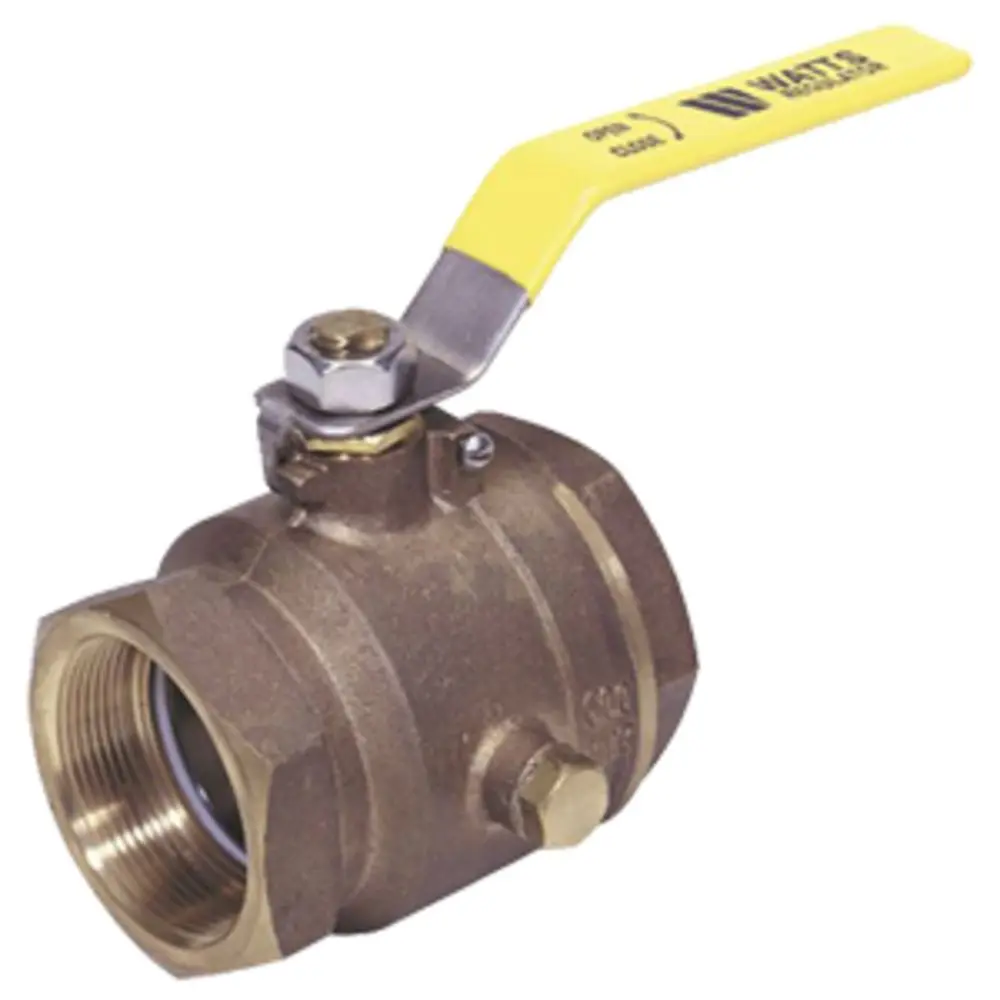 Watts Marine Bronze Full Flow Marine Ball Valve With Drain Plug 1