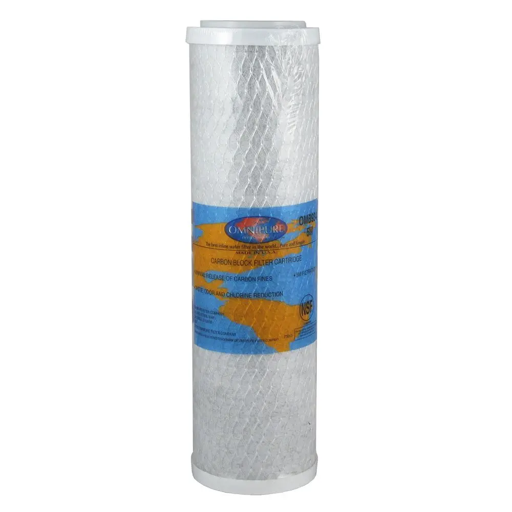 Omnipure Omb934-5 9-3/4" Coconut Shell Carbon 5Mic Block Filter 1