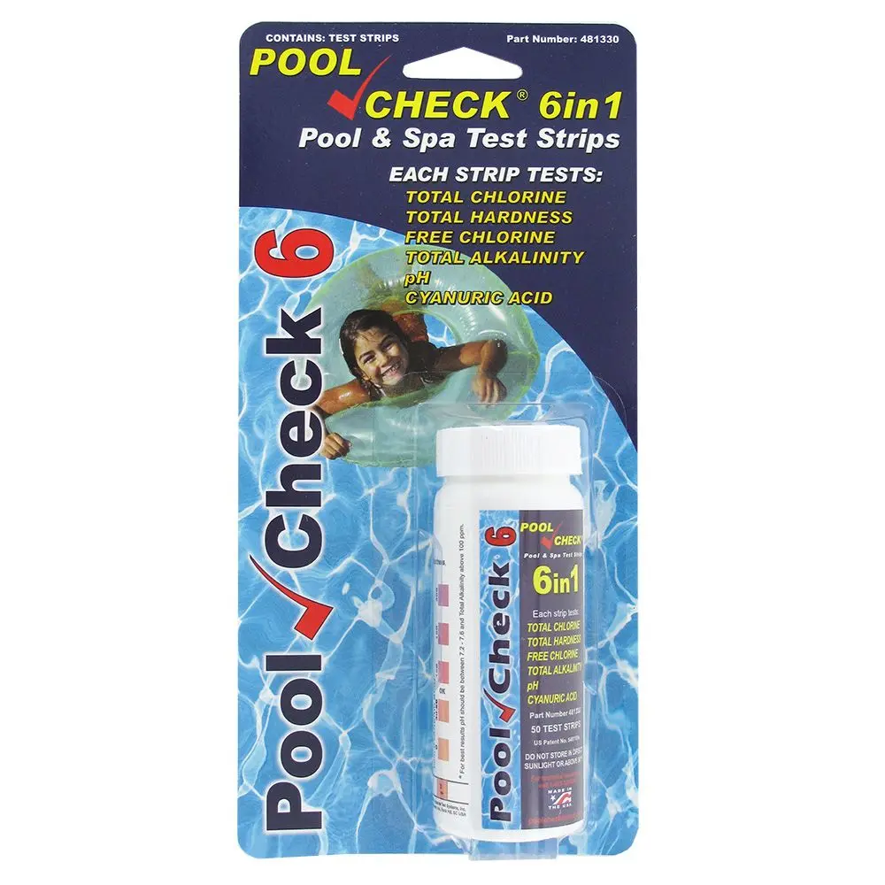 Pool Check 6 In 1 (50/Bottle) 1