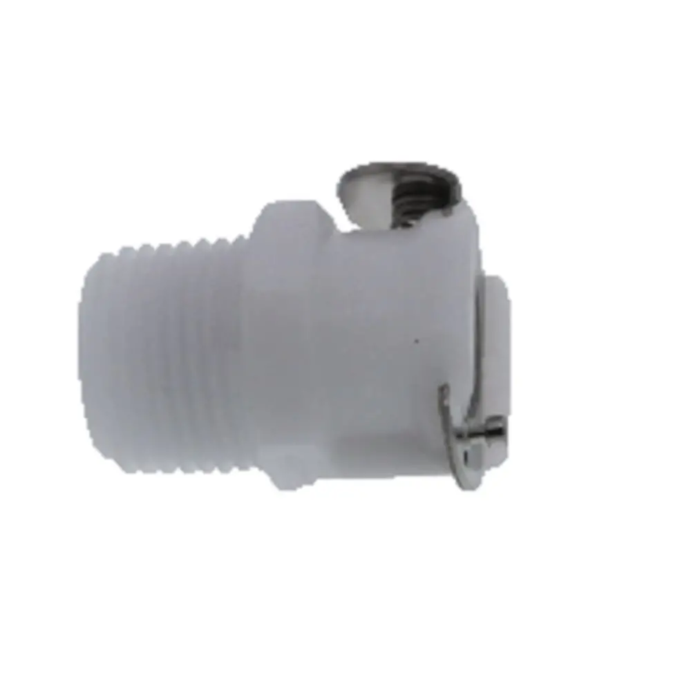 Plcd10006v Valved Male Thread Coupling Body 3/8 Npt Fkm (Viton) O-Ring 3