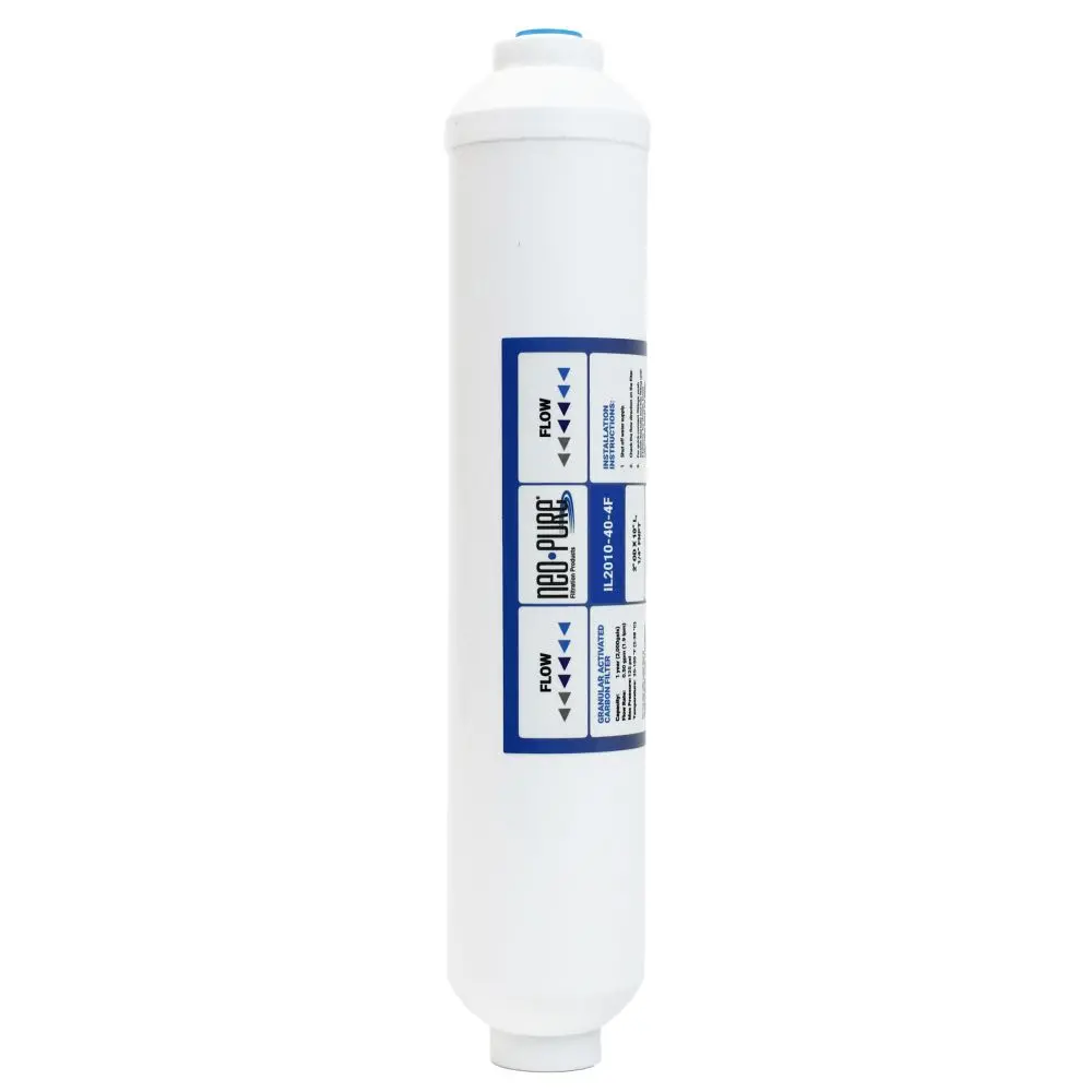 Neo-Pure Inline 2X10 10Mic Postfilter Gac Cto 1/4" Fnpt 1