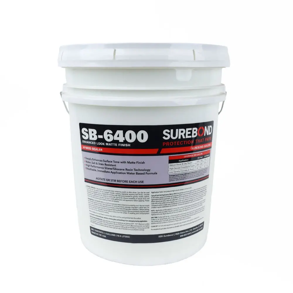Surebond Sb-6400P Wet-Look Solvent Based Penetrating 5 Gallon 1