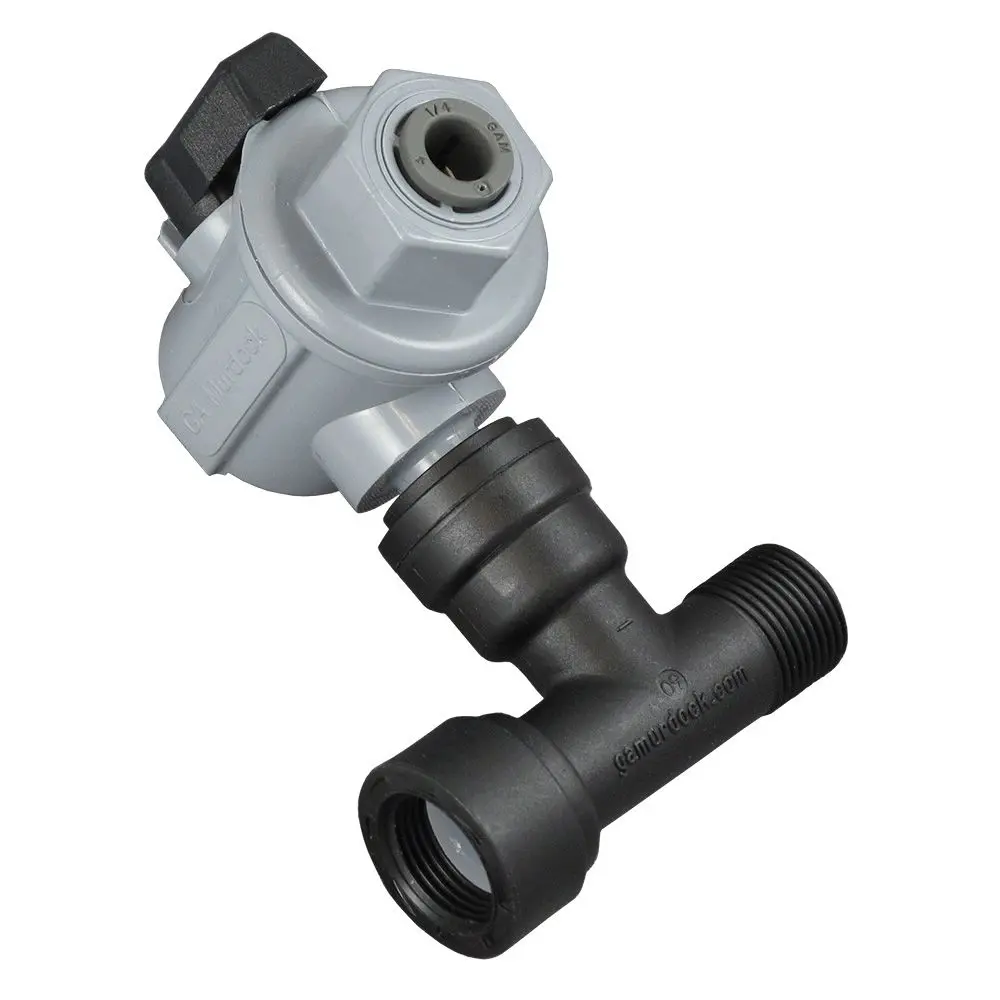 Ez-Angle Stop Adapter Kit - 1/4" Push In 1