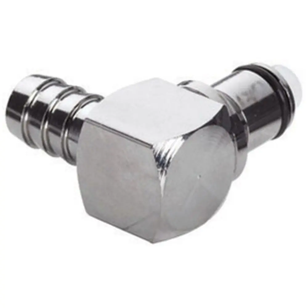 Lcd23006 Valved Elbow Hose Barb Coupling Insert 3/8 Id Barb 1