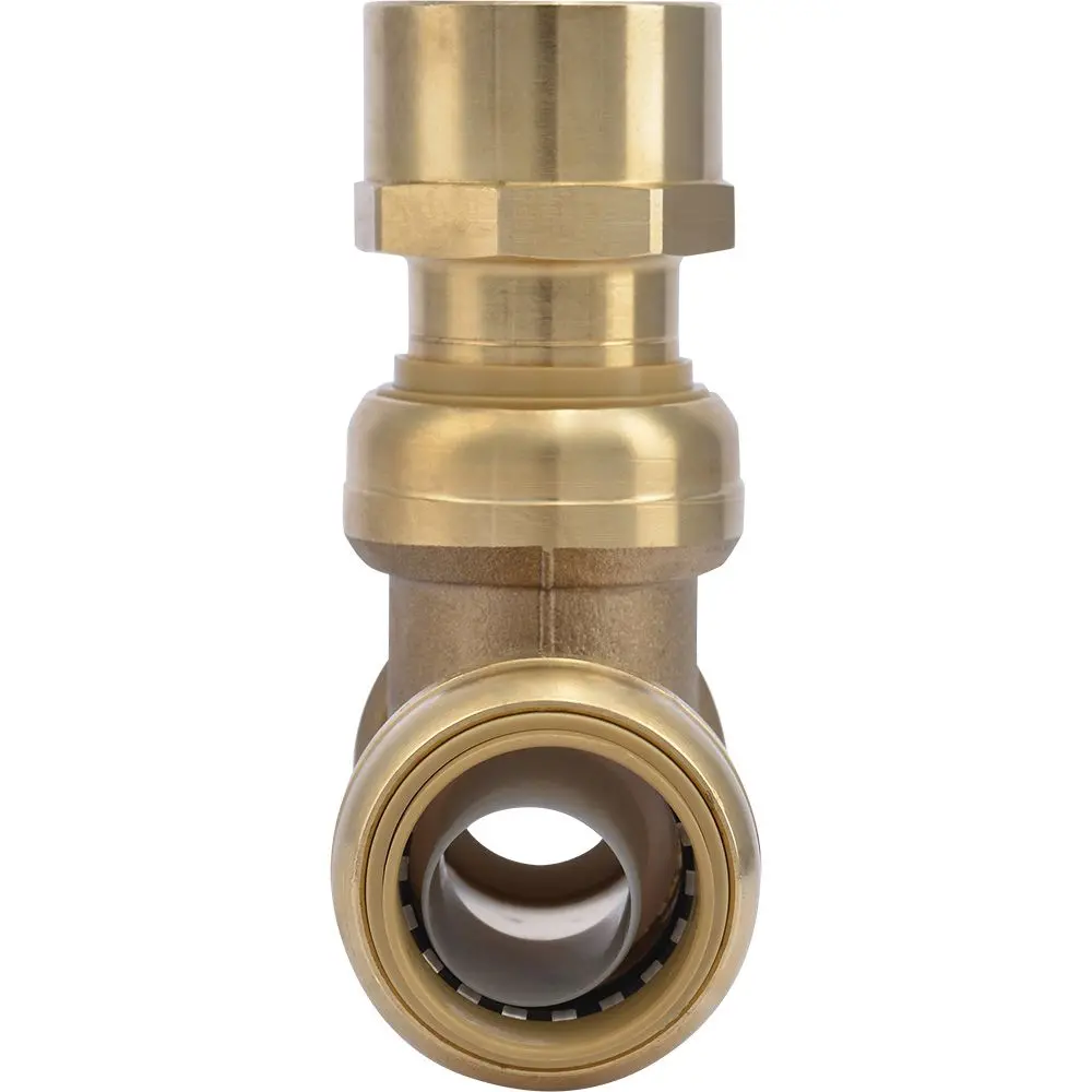 Sharkbite® U464lf Lead-Free Brass Push-To-Connect Female Center Tee - 1" X 1" X 1" Fpt 2