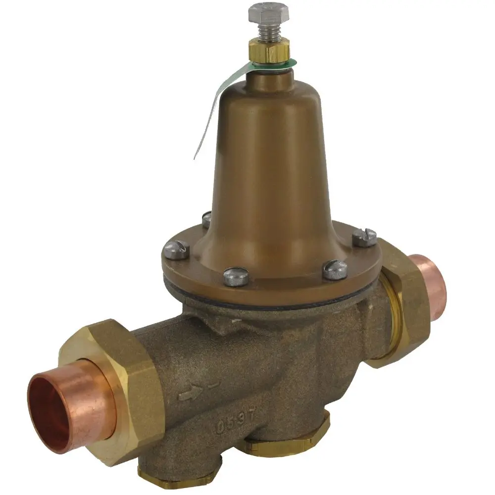 Watts Lf25aub Lead-Free Pressure Regulator 3/4" Solder Double Union 1