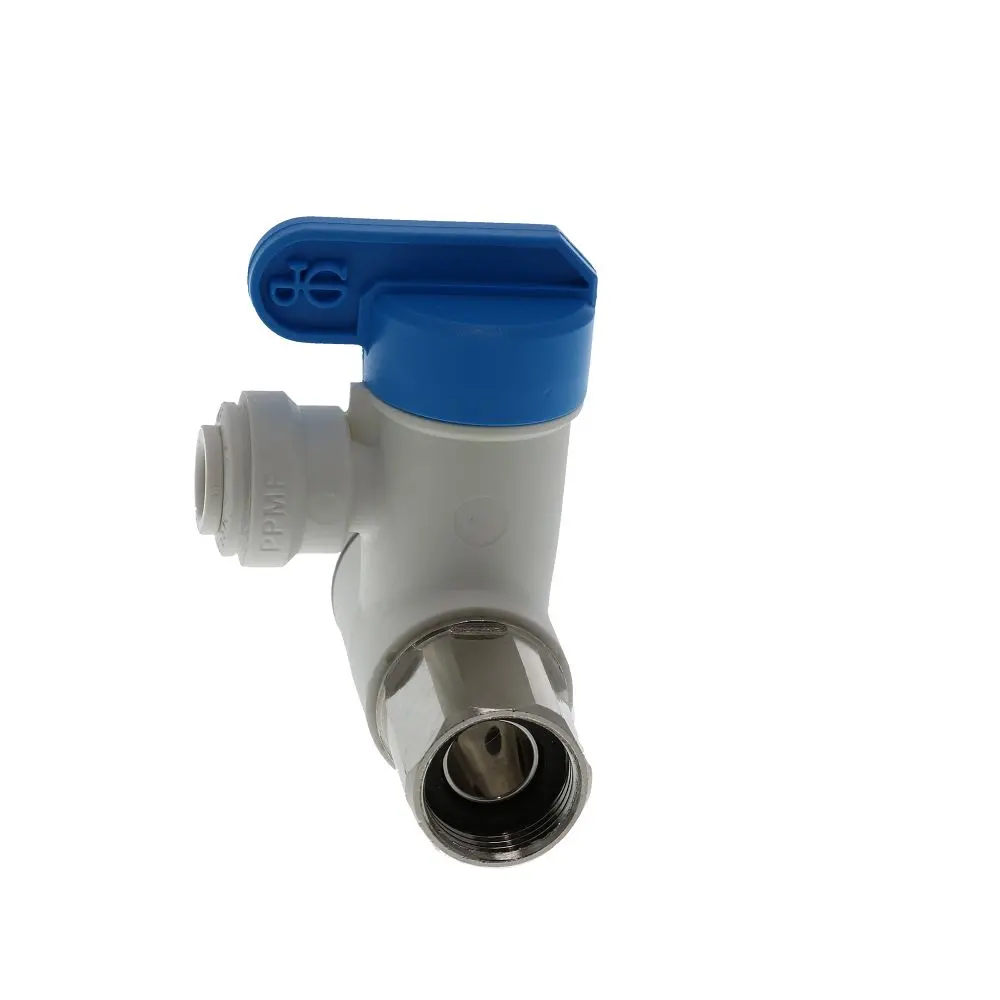 John Guest Angle Stop Adapter Valve Lead-Free - 3/8 X 3/8 X 1/4 2