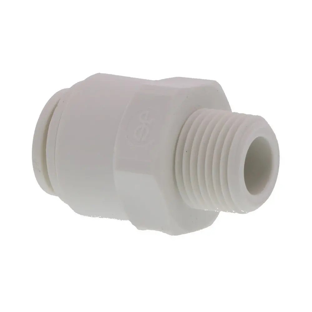 John Guest Male Connector Nptf Polypro - 1/2 X 3/8 Nptf 1