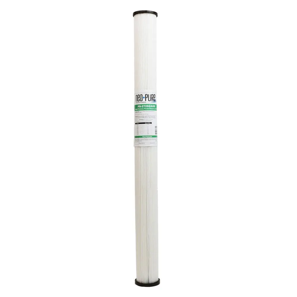 Neo-Pure Ps-27292-S35 29-1/4" High Efficiency Pleated Filter 0.35 Micron 1