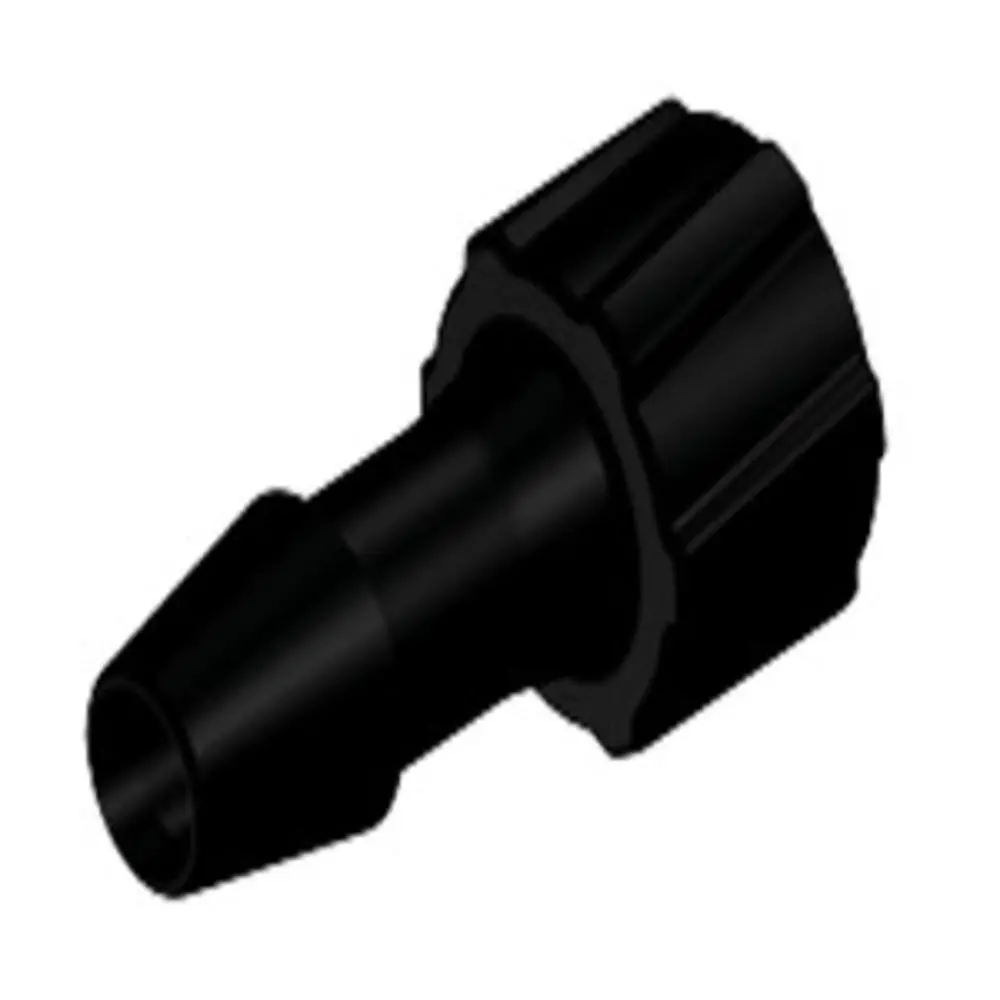 Lm6131 Luer Fitting Black Nylon Male Luer X 3/16 Hb 1