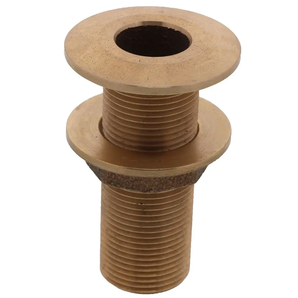 Watts Marine Bronze Thru-Hull Assy With Nut - 1-1/4" Npsm 2