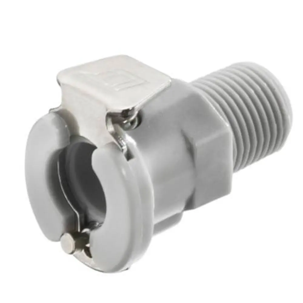 Linktech 20Pp Series Male Thread Female, Valved, 1/4" Npt, Molded Almond Color, Polypropylene, Epdm 1