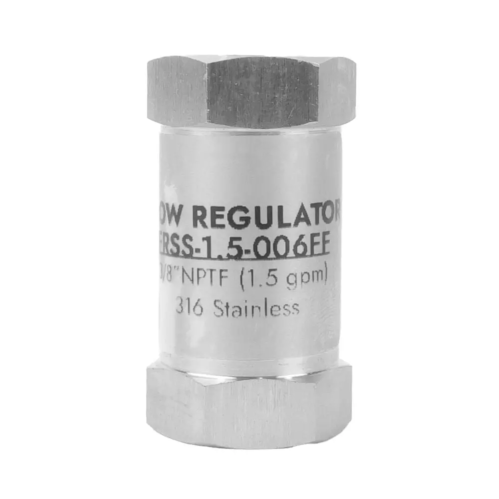Neoflo Stainless Steel  Flow Control 1.5 Gpm 316Ss 3/8 Fpt 1
