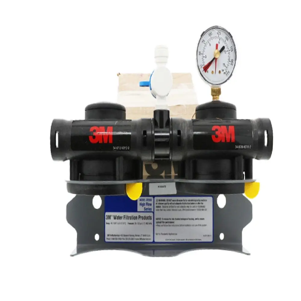 3M Water Filtration Dp2 3/4" Mnpt Inlet & Outlets, Dual Head, Dual Outlets 2