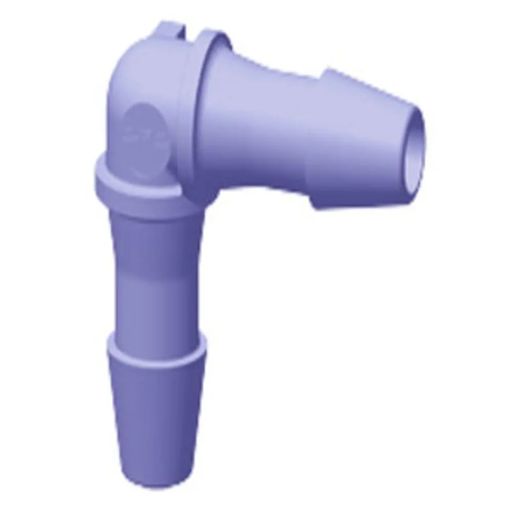 He591 Elbow Fitting Purple Tint Polycarbonate 5/32 Hb X 5/32 Hb 1
