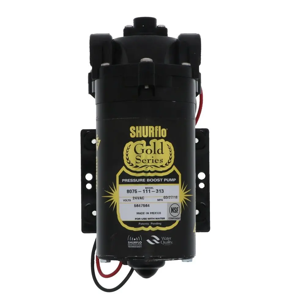 Shurflo 8075-111-313 Gold Series Ro Booster Pump 50 Gpd 90 Psi 24V 1