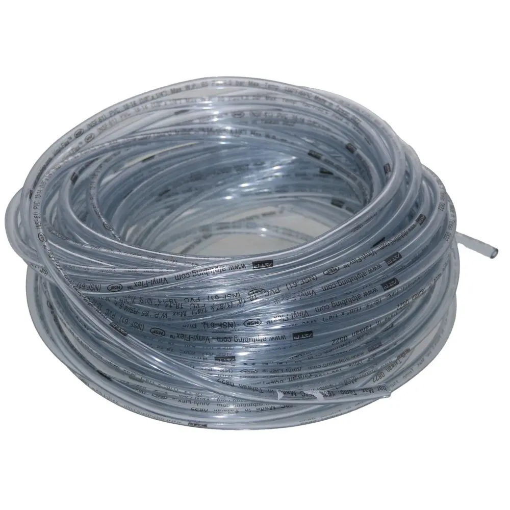 Clear Flexible Pvc Tubing 1/8 Id X 1/4 Od 1