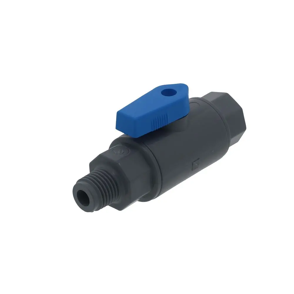 Smc 6380490 Pvc Ball Valve 1/4" Fnpt X 1/4" Mnpt 3