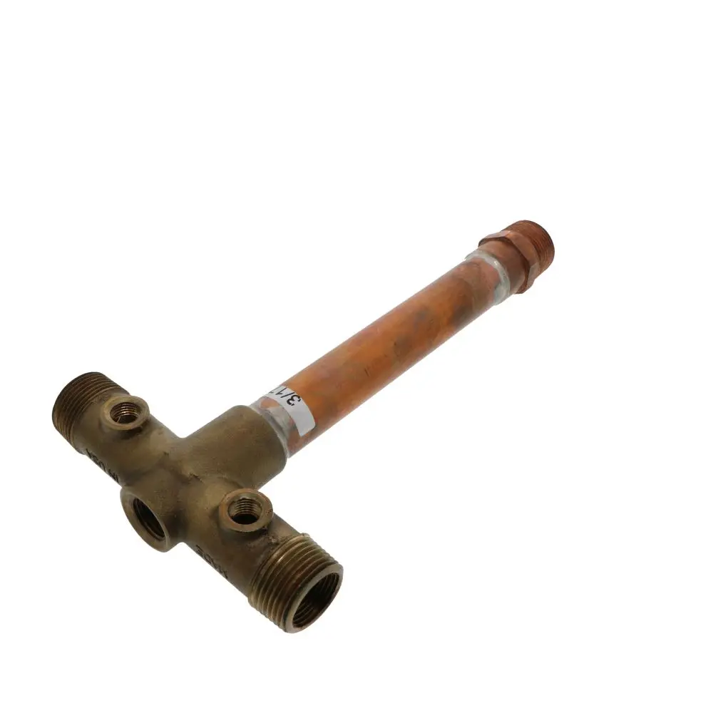 Brass Tank Cross 1" X 3/4" X 10" W/ 1 Tap 1