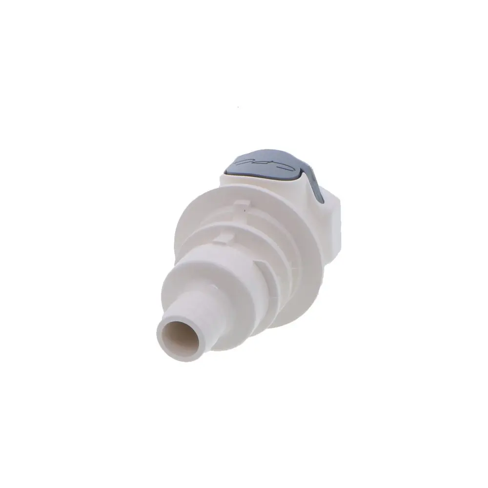 Hfcd16835 Valved Panel Mount Hose Barb Coupling Body 1/2 Id Barb 2