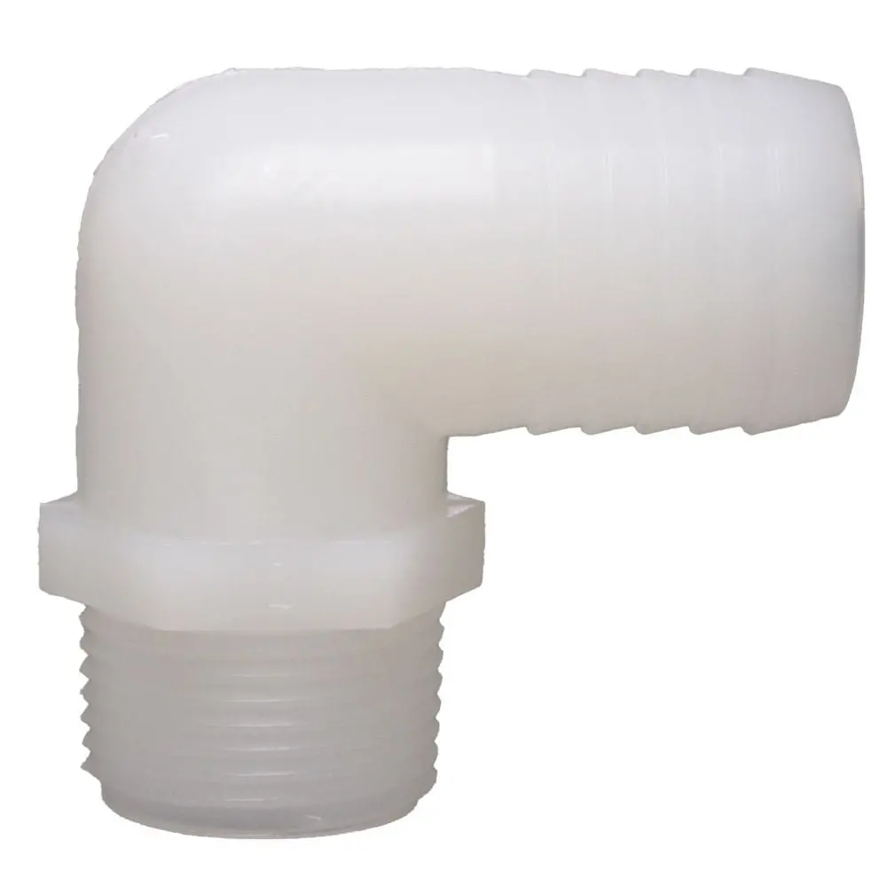 Male Elbow Barb X Male Npt - 1" Hb X 1 1/4" Mnpt 1
